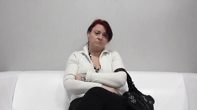 Monika's casting couch interview - Big Tits gets her off with a massage and a deep dicking