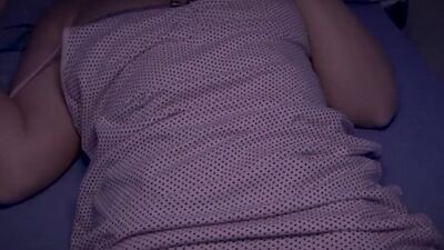Big Tits' tight pussy gets creamed while sleeping