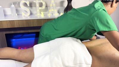Happy ending massage for a Venezuelan Guy
