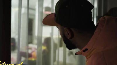 Kinky German Slut Kitty Core Catches a Stranger Watching Her Trough The Window And Gives Him An Unforgettable Experience!