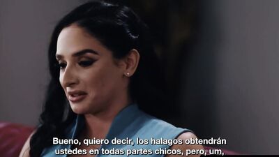 PURE TABOO Stepmom Sheena Ryder Surrenders To Stepson's DP Threesome Request - SPANISH SUBTITLES