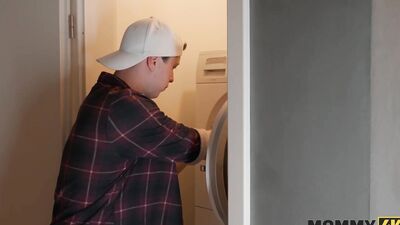 MOMMY4K. Honey, call me later—your Boyfriend is fucking me in your bed