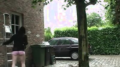 Horny grandpa fucks 18-year-old cutie and then grandma and his friend join him