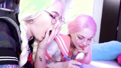 She tied me up and fucked!anal blowjob
