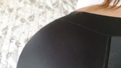 Step Mom Gets Ripped Yoga Pants