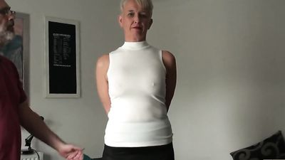 Busty Brit Roughly Fucked in her Mature Cunt