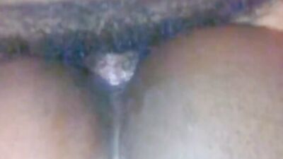 Black mom is being filmed by her stepson during doggystyle sex
