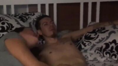 Chubby mom rubs that pussy as her stepson fucks her