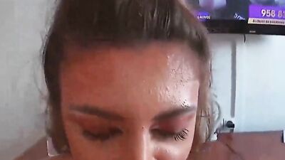 Horny mom is having sex with her husband's best friend
