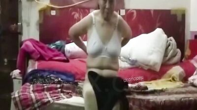 Mom's wet pussy is penetrated with stepson's cock in close-up scene