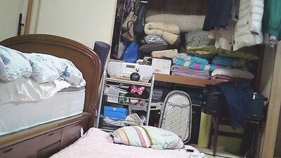Cheating Japanese housewife is being filmed while fucking with neighbor