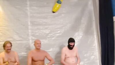 Mom's pierced pussy is getting plowed by two hung guys