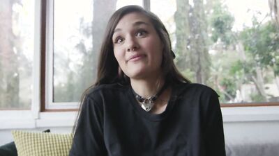 Amazing chick Luna Lovely rides a big hard cock on the couch