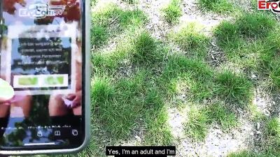 This chubby girl loves when her man fucks her in the woods