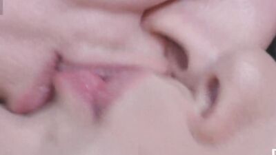 Amelia and Denis are licking pussies and playing with strap-on