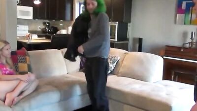 Twink gets the chance to fuck his best pal's nympho mom