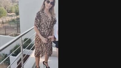 Gorgeous mom is being fucked on the balcony by her stepson