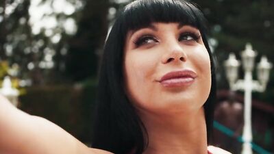 Stunning MILF Valentina Ricci is fucked in the ass by a pool boy