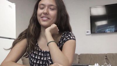 Mia Grand Shoots Her First Porn Scene