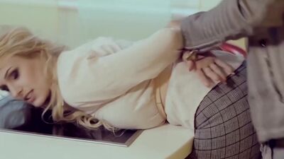 Blonde MILF is dominated and fucked by a horny burglar