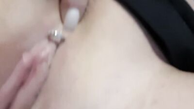 Juicy MILF opens her legs for the camera and masturbates