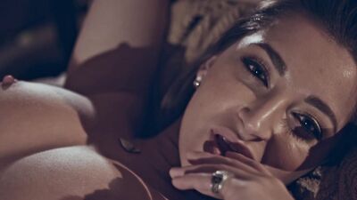 Charming babe Dani Daniels sucks a hard cock and gets plowed