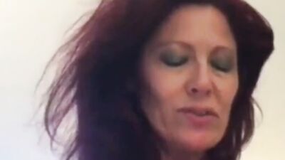 Horny dude wakes up mature woman and fucks her hard