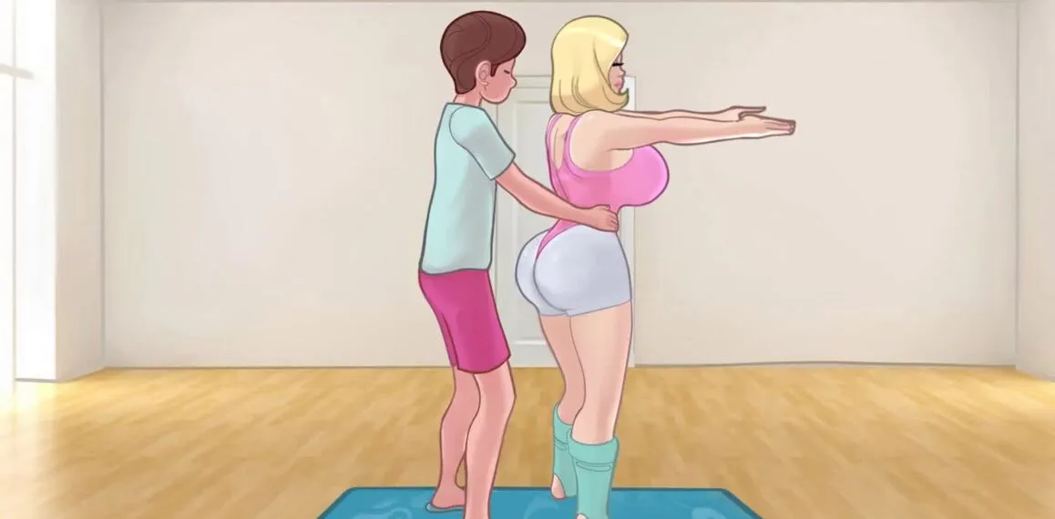 Anime Yoga Porn - Yoga instructor fucks that busty blonde in this adult cartoon - MomVids.com