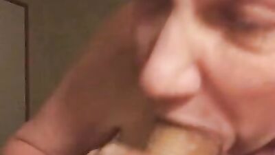 Cock-hungry mature woman is filmed POV-style while giving head