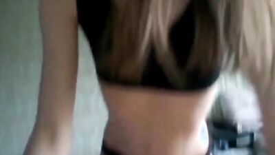 Amazing babe sucks a big cock and begs to be fucked
