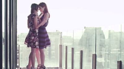 Ariel Rebel and her girlfriend are licking one another's pussy