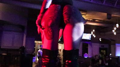 Astonishing stripper Darcy Diamond does a great show on that stage