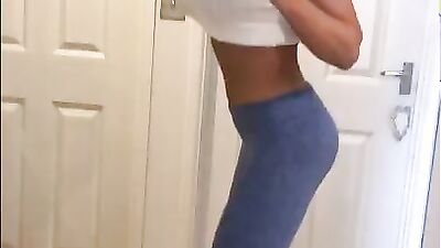 Astonishing MILF Sophie is filming her gorgeous body in the mirror