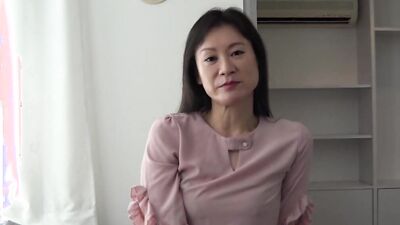 Asian cougar blows husband's brother and gives him some pussy