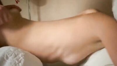 Masked chubby woman swallows a fat cock and gets fucked from behind