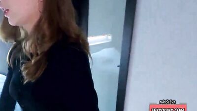 Horny amateur MILF is filming herself while having sex with that guy