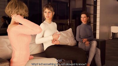 Gameplay of an adult game with some lovely babes in action