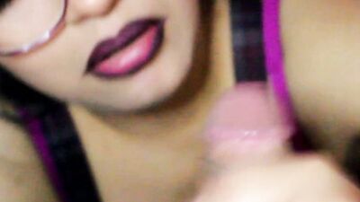 Big Tits Juicy Lips Girl with Glasses