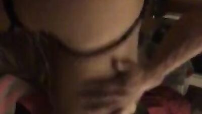 Amateur MILF moans while getting cock from behind on live webcam