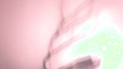 Fat woman is having buttplug up her ass while playing with dildo