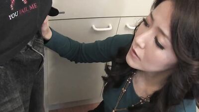 Submissive Asian MILF enjoys while having that wet cherry fingered