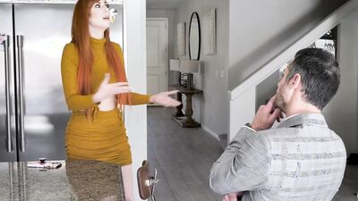 Ginger cougar Lauren Phillips takes a hard cock up the butthole