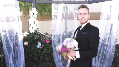 Danny Mountain is fucking his wife Alix Lynx moments after wedding