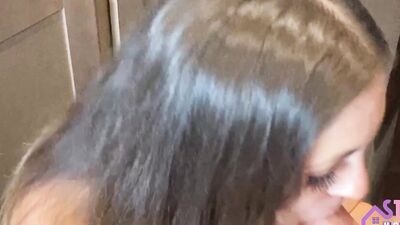 Sweet MILF is manhandled and fucked by a horny man outside