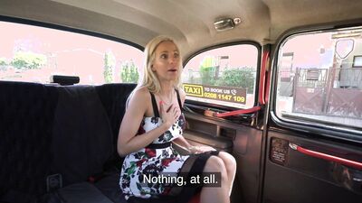 Naughty blonde Emily Bright is banging with a horny taxi driver