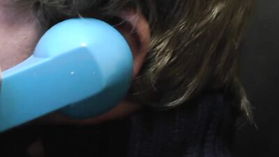 Amateur MILF Angelique is filmed while playing with stepson's cock