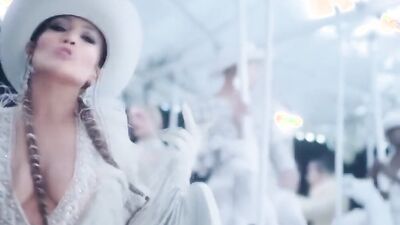 Jennifer Lopez dancers half naked in this sexy music video