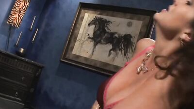 Brunette MILF sucks a dick and gets fucked in hardcore video