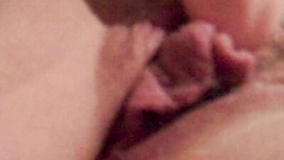 Horny girl is filming her wet pussy from up close while masturbating