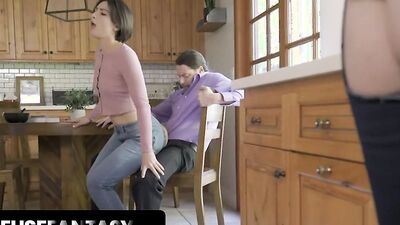 Two depraved girls are licking and fingering on the couch